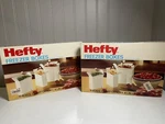 Vintage 80S Hefty Freezer Boxes Quart Size 15 Count Food Storage Sealed Lot Of 2. Fixed Price $24.95.