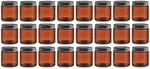North Mountain Supply 4 Ounce Amber Glass Straight Sided Mason Canning Jars -.... Fixed Price $46.15.