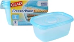 Gladware Freezerware Food Storage Containers, Large Rectangle Holds 64 Ounces Of. Fixed Price $13.45.