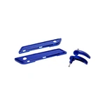 Blue Saddlebag Hinge Cover Handle Kit For Harley 14-23 Road Glide Fltrxse. Fixed Price $74.95.