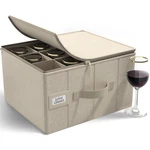 Sorbus Stemware Storage Cases Hard Shell, Wine Glass Box. Fixed Price $48.99.