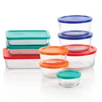 Pyrex Simply Store 9-PACK Mixed Sized Glass Food Storage Set Round & Rectangular. Fixed Price $53.04.