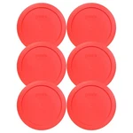 Pyrex 7201-PC 4-CUP Red Food Storage Replacement Lid (6-PACK) Made In. Fixed Price $29.07.