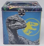Jurassic Park The Box Collectible Dinosaur Tin Carrier New. Fixed Price $17.95.