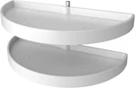 Rev-a-shelf 33" Lazy Susan Half-moon Polymer Two-tier Blind Cabinet. Fixed Price $232.99.