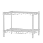 2 Small Wire Shelves Garage Pantry Close Home Organizers And Storage Bathroom.... Fixed Price $42.89.