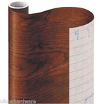 (12)-CON-TACT 18" X9' Cherry Woodgrain Self-adhesive Shelf Liner 09F-C9813-01. Fixed Price $75.99.