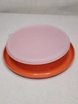 Vintage Tupperware Orange Sunflower Kids Bowl With Lid Little Diner #1317. Fixed Price $9.99.