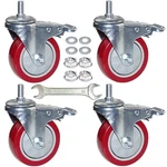 Dicasal 4 Inch Heavy Duty Stem Casters 360 Degree Swivel Thread Wheels With M.... Fixed Price $38.97.