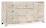 Hooker Furniture 6350-90202 70"W Drawer Wood Veneer Dresser Light. Fixed Price $1635.00.