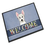 Caroline's Treasures Carolines BB1412MAT Westie Welcome Doormat 18X27. Fixed Price $15.39.