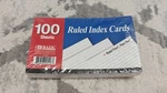 Bazic Index Cards - 100 Sheets, 3" 5" Brand New. Fixed Price $7.00.