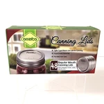 Regular Mouth Canning Lids For Ball Kerr Jars, 1 Box Of 48, Food Grade Bpa Free. Fixed Price $14.97.