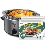Kooc Slow Cooker Liners 11"X17" 20 Count Middle Size Disposable Plastic Bags .... Fixed Price $13.91.