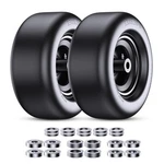 13X6.50-6 Flat Free Lawn Mower Tires, 2 Pack, Universal Fit With 3/4" & 5/8" .... Fixed Price $167.73.