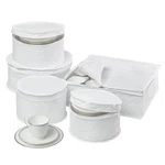 Honey-can-do Dinnerware Containers Set, Perfect For Dish Storage, Chi.... Fixed Price $33.20.