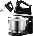 2 In 1 Hand Mixers Kitchen Electric Stand With Bowl 3 Quart. Fixed Price $60.50.