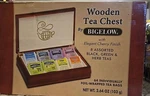 Bigelow Wooden Chest With Flavored And Herbal Tea - New. Fixed Price $35.22.