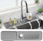 Poyang 24 Inch Faucet Mat For Kitchen Sink Splash Guard 23.6" X 5.5", Gray. Fixed Price $19.73.
