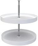Rev-a-shelf 6012-24-52 Classic Double Tier 24" Full Circle Lazy White. Fixed Price $83.99.