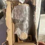 Honey-can-do Bamboo Cereal Dispenser, Clear/natural Cylinder Handle Lid. Fixed Price $20.00.