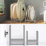 Mingfanity 4-PACK Metal Plate Holders Organizer Dish Drying Display Rack, Grey. Fixed Price $44.98.