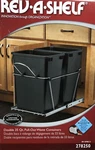 Rev Shelf Double 35 Quart Undermount Pullout Waste Container RV-18PBC-5. Fixed Price $49.95.