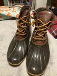 Sperry Top Sider Women Size 11 Duck Boots Leather Brown Rubber Waterproof. Fixed Price $38.00.