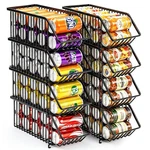 Stackable Soda Can Organizer Rack, Stacking Dispensers Refriger.... Fixed Price $90.71.
