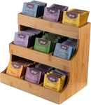 Theodore Vertical Tea Organizer-bamboo Holder. Holds 180 Bags.elegant And. Fixed Price $36.25.
