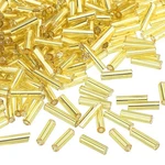 Uxcell 1300PCS Glass Bugle Beads, Tube Mini Loose 6X1.7MM, Gold. Fixed Price $15.32.