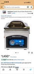 Vacmaster VP210 Chamber Vacuum Sealer 10IN Bar W/ Double Wire. Fixed Price $550.00.