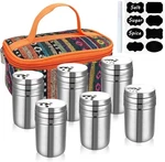 Ezyoutdoor 6PCS Stainless Steel Spice Shaker, Camping One Size, Orange. Fixed Price $27.84.