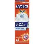E88312 Hefty Ultra Strong 13 Gal. Tall Kitchen White Trash Bag (20-COUNT). Fixed Price $36.74.