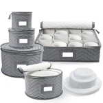 Lotfancy Storage Containers, Quilted 5-PIECE Set Box, Chinaware.... Fixed Price $44.33.