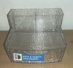 Id Interdesign Rain Bath And Vanity Cosmetics Organizer 1 Drawer + 2 Bins Tray. Fixed Price $21.99.