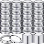 Patelai 100 Pcs Regular Mouth Canning Lids With Rings 70MM Mason Jar B. Fixed Price $26.77.