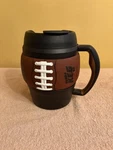 Bubba Keg 52 Oz. Football Thermal Insulated Mug Cup Handle Cooler Sure Fit Lid. Fixed Price $13.98.