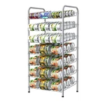 Vrisa Can Organizer For Pantry 7-TIER Good Tier, Silver. Fixed Price $56.17.