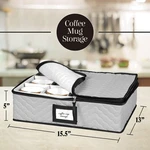Seasonal China Storage Solution 5-PIECE Quilted Organizer For Safe Diningware. Fixed Price $42.70.