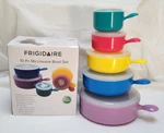 Frigidaire 10 Piece Microwave And Storage Bowl Set #FGD61133 Bpa Free. Fixed Price $47.99.