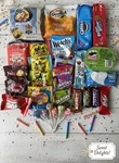 American Snack Gift Box, Party Favor, Sweet Treat Assortment (30 Pack). Fixed Price $25.99.