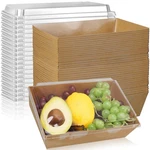 50 Pack 8 6 Charcuterie Boxes With Clear Lids Large Individual To Go Food C.... Fixed Price $55.71.