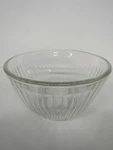 Pyrex 3 Cup Glass Ribbed Mixing Bowl Clear 7401-S Ships Free. Fixed Price $12.95.