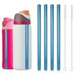 Lyreh 4PCS Straw Replacement For Owala Water Bottle 24OZ/32OZ, Metal M, Blue. Fixed Price $12.74.