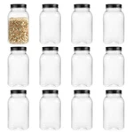 Omnisafe 32 Ounce Clear Plastic Mason Jars With Screw Lid, Reusable Empty .... Fixed Price $46.27.