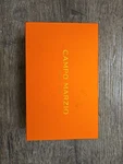 Campo Marzio Travel Bag Black Zip Around Leather Cosmetic Pouch Gold Logo Nib. Fixed Price $40.00.
