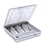 Utensil Holder For Countertop With Lid, Plastic Silverware Tray Drawer, 5.... Fixed Price $35.03.