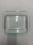 Pyrex Blue Aqua Tint Glass Deep Casserole Dish Square 6 Cup 1.4L 7211R No Lid. Fixed Price $9.85.