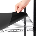 Wire Shelf Pack 18X48 Inch Black Plastic Waterproof Liners Rack. Fixed Price $46.15.